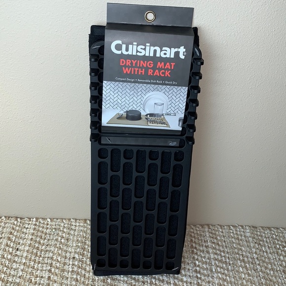 NWT Dish Drying Mat With Rack For Kitchen Counter Cuisinart - Picture 2 of 4